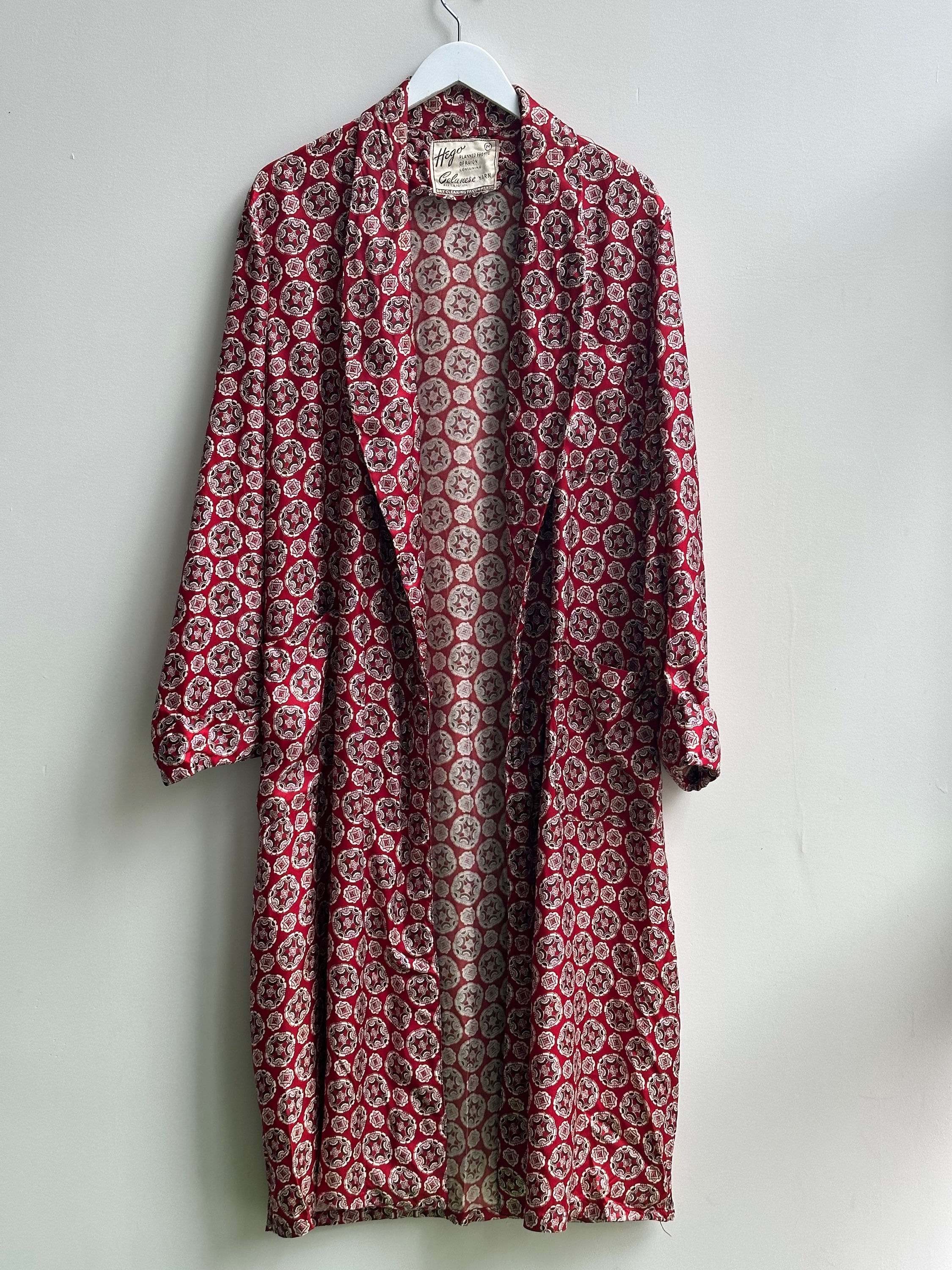 Vintage Hego Rayon Robe