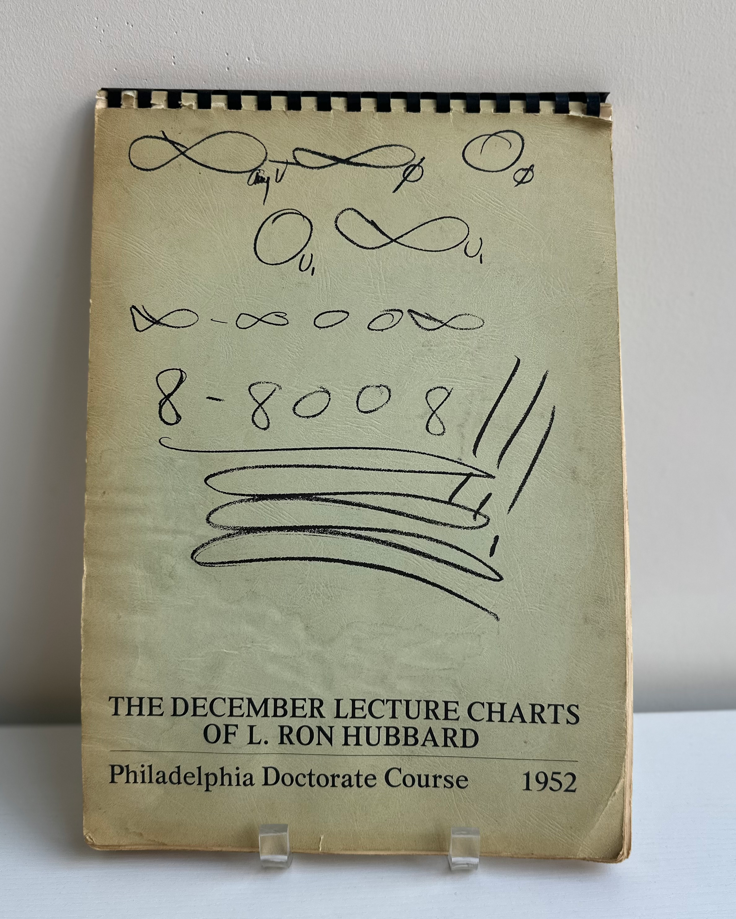The December Lecture Charts of L. Ron Hubbard by Philadelphia Doctorate Course 