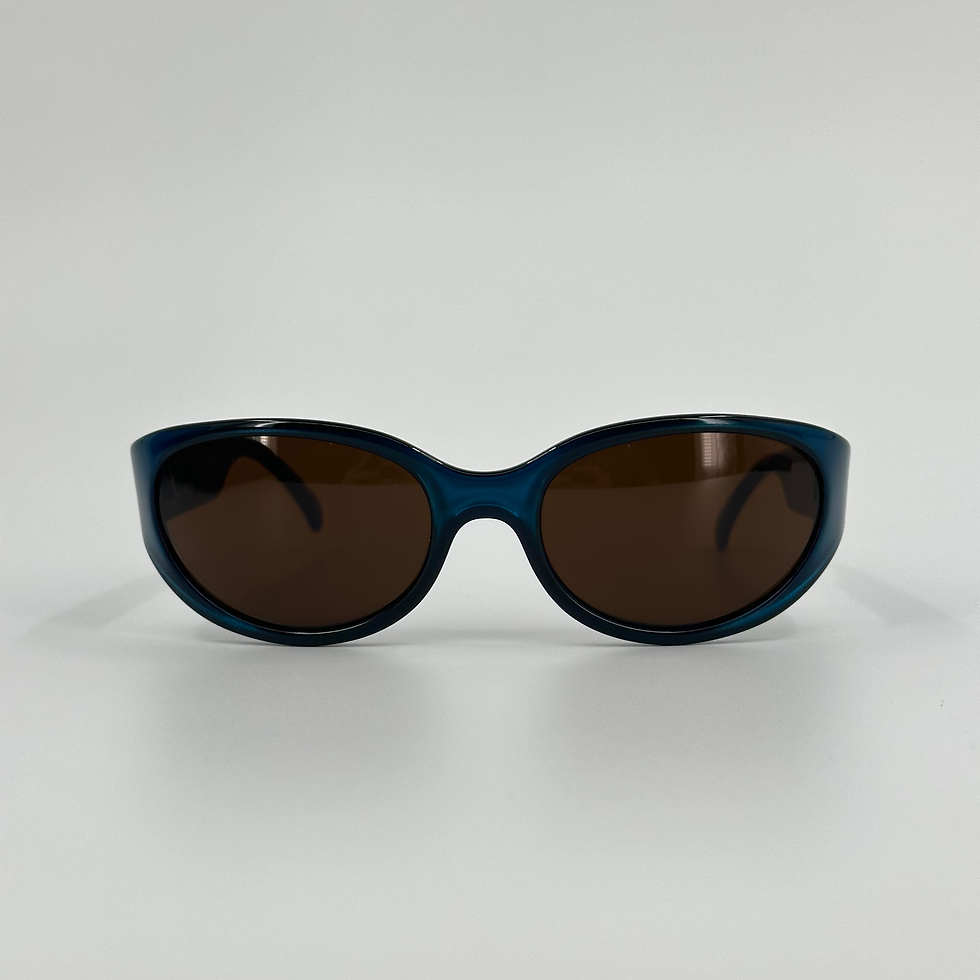Vintage 90s Arnette HooDoo Blue Frame Sunglasses