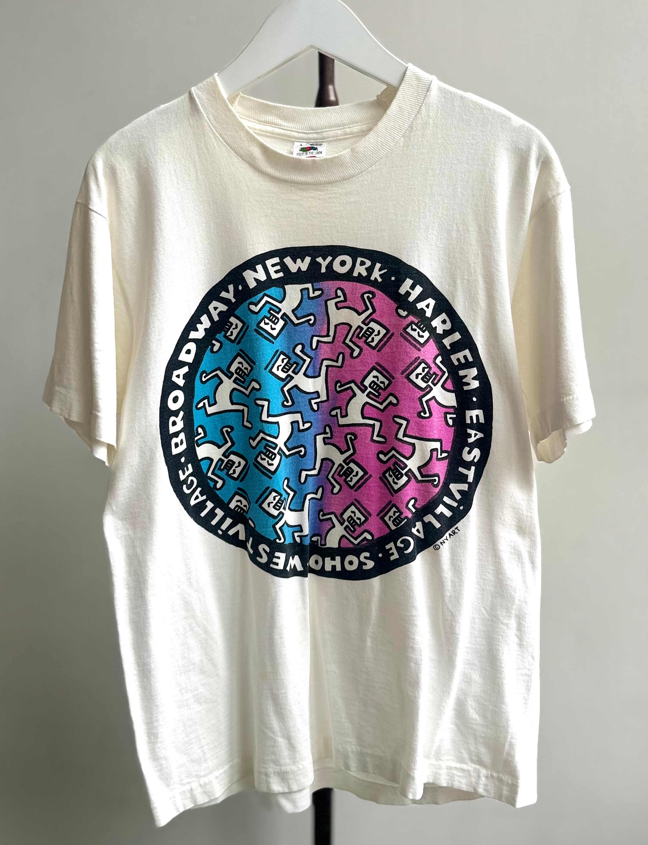 Vintage NY Art Tee Large