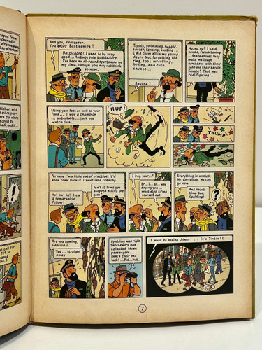 The Adventures of Tintin: Flight 714” Book by Hergé 1968 | Cure Thrift