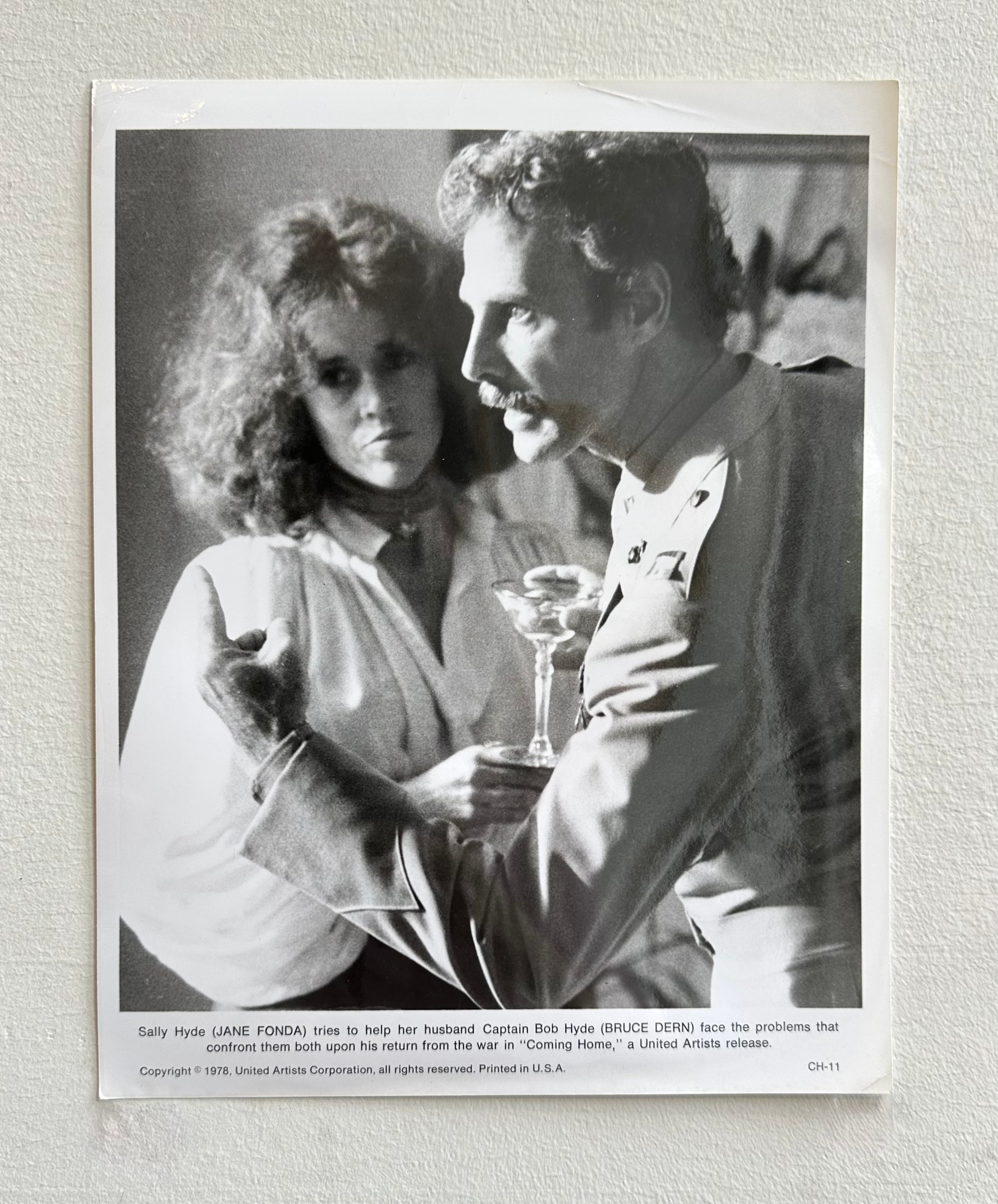 Vintage "Coming Home" Movie Photograph, 1978 (#10)