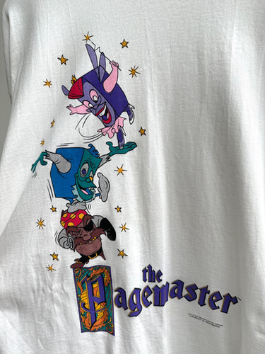Vintage The Pagemaster Movie Promo T-Shirt XL | Cure Thrift