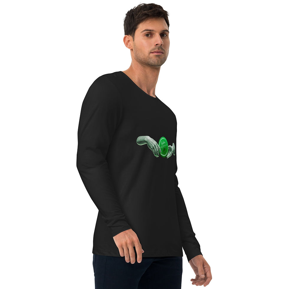 Thumbnail: Long Sleeve Fitted Crew with Explore Vietnam The Hands artwork