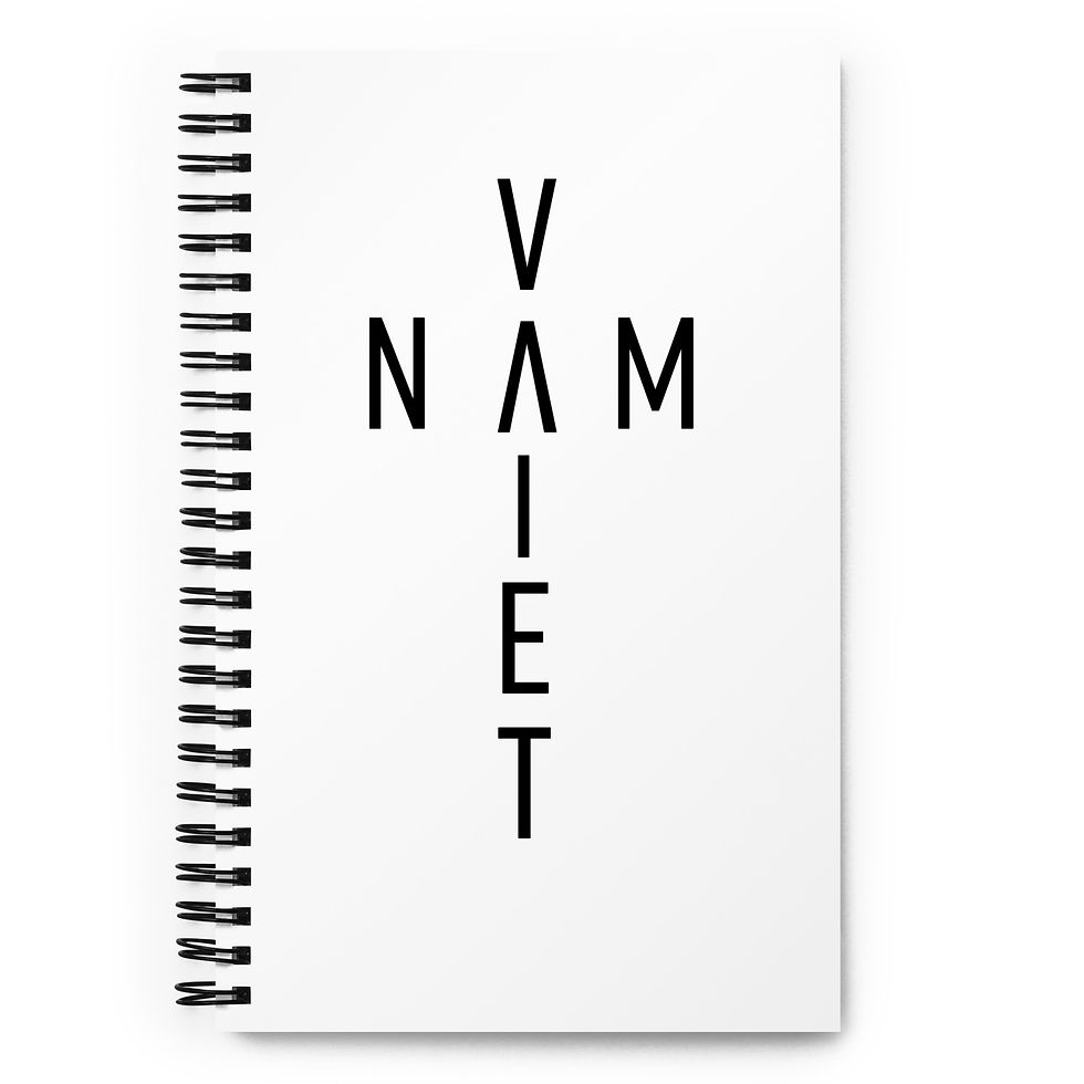 Thumbnail: Spiral notebook Vietnam artwork