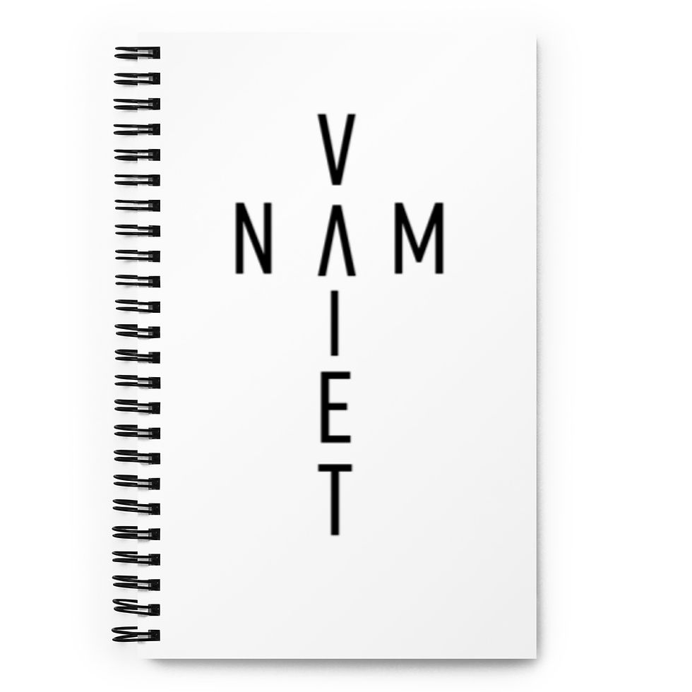 Thumbnail: Spiral notebook Vietnam artwork