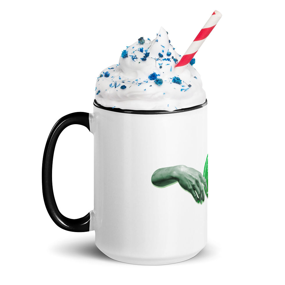 Thumbnail: Mug with Color Inside x Explore Vietnam The Hands artwork
