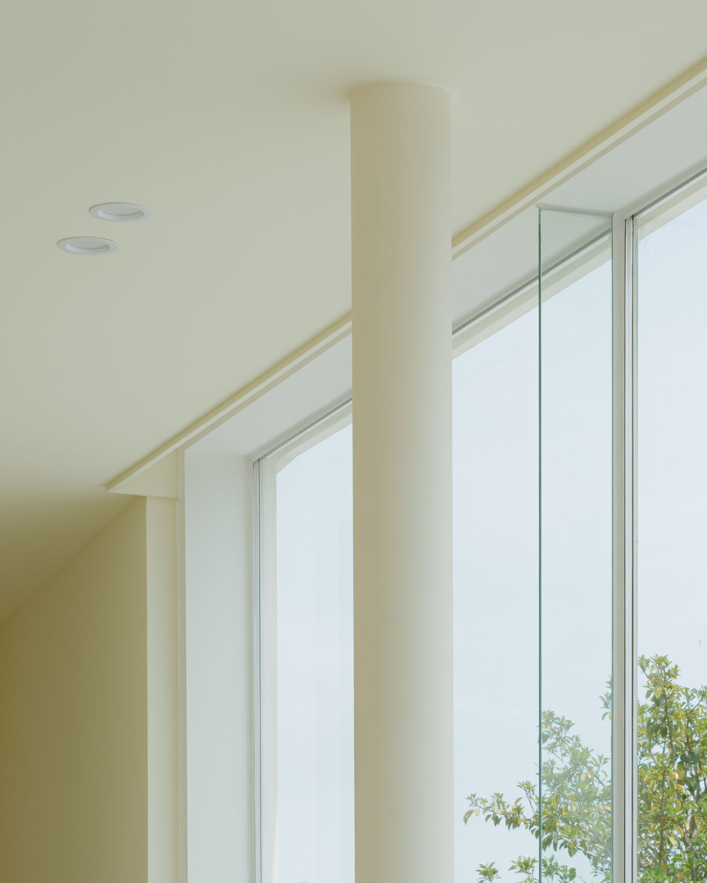 Firefly cafe window frame detail natural light Kim-O Architects