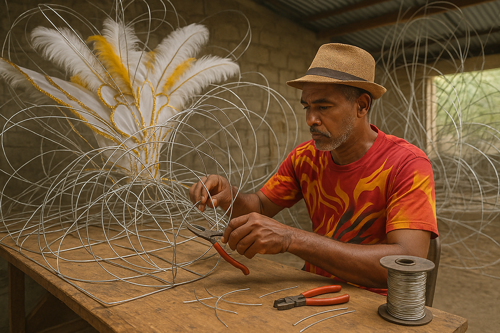 Trinidad Ropeworks The Art of Wire Bending: Shaping Trinidad Carnival