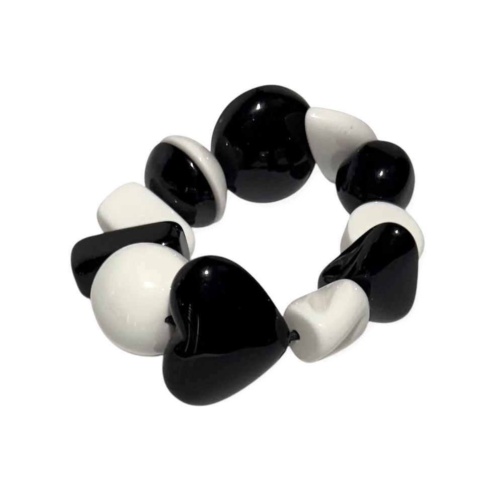 Thumbnail: Emma Bracelet - Black/White