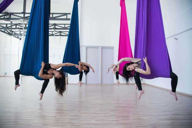 exercise before performance in our studio 