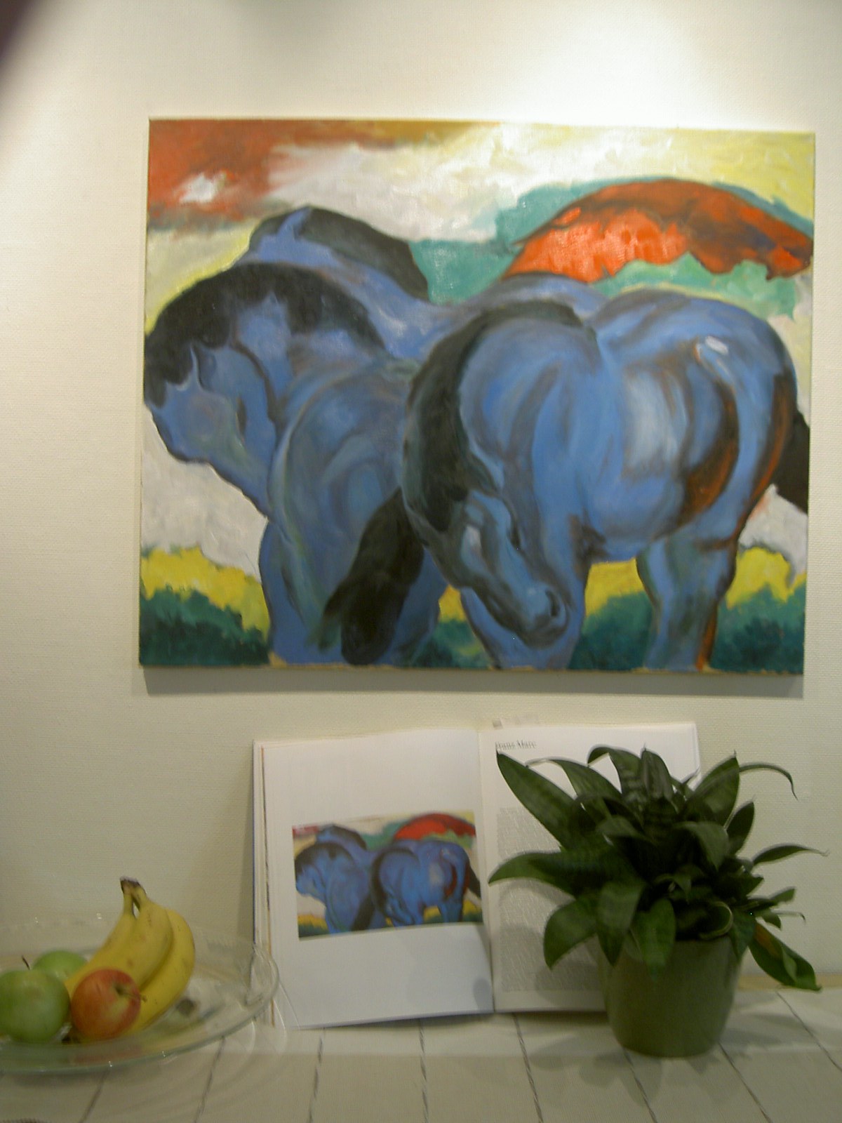 "The Little Blue Horses", 1911