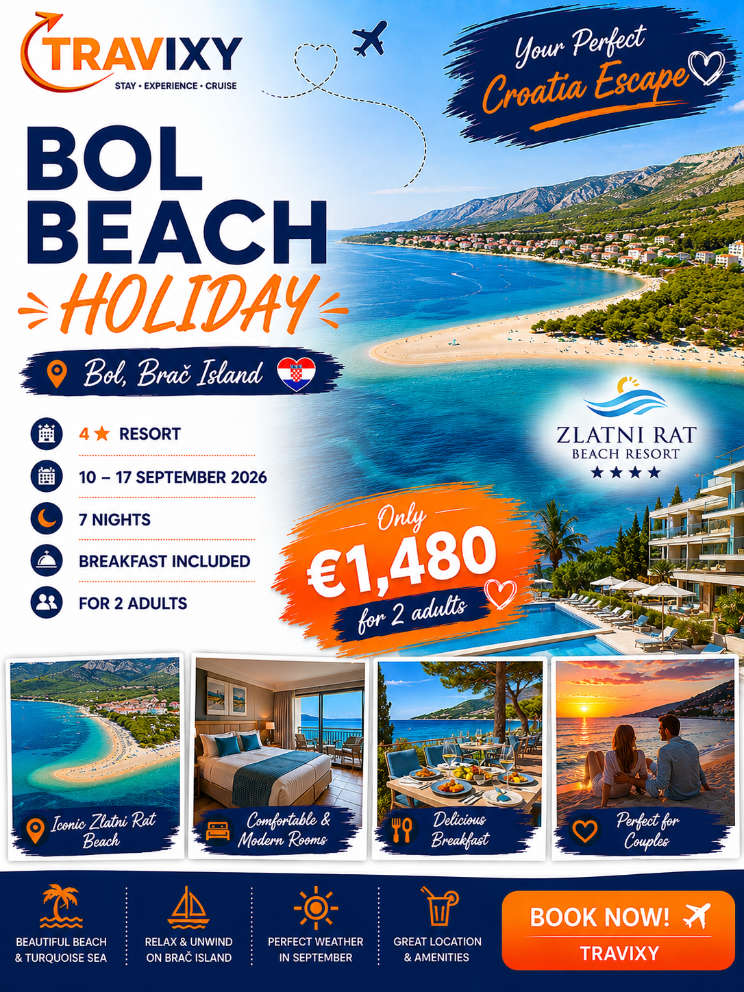BOL BEACH HOLIDAY – CROATIA
