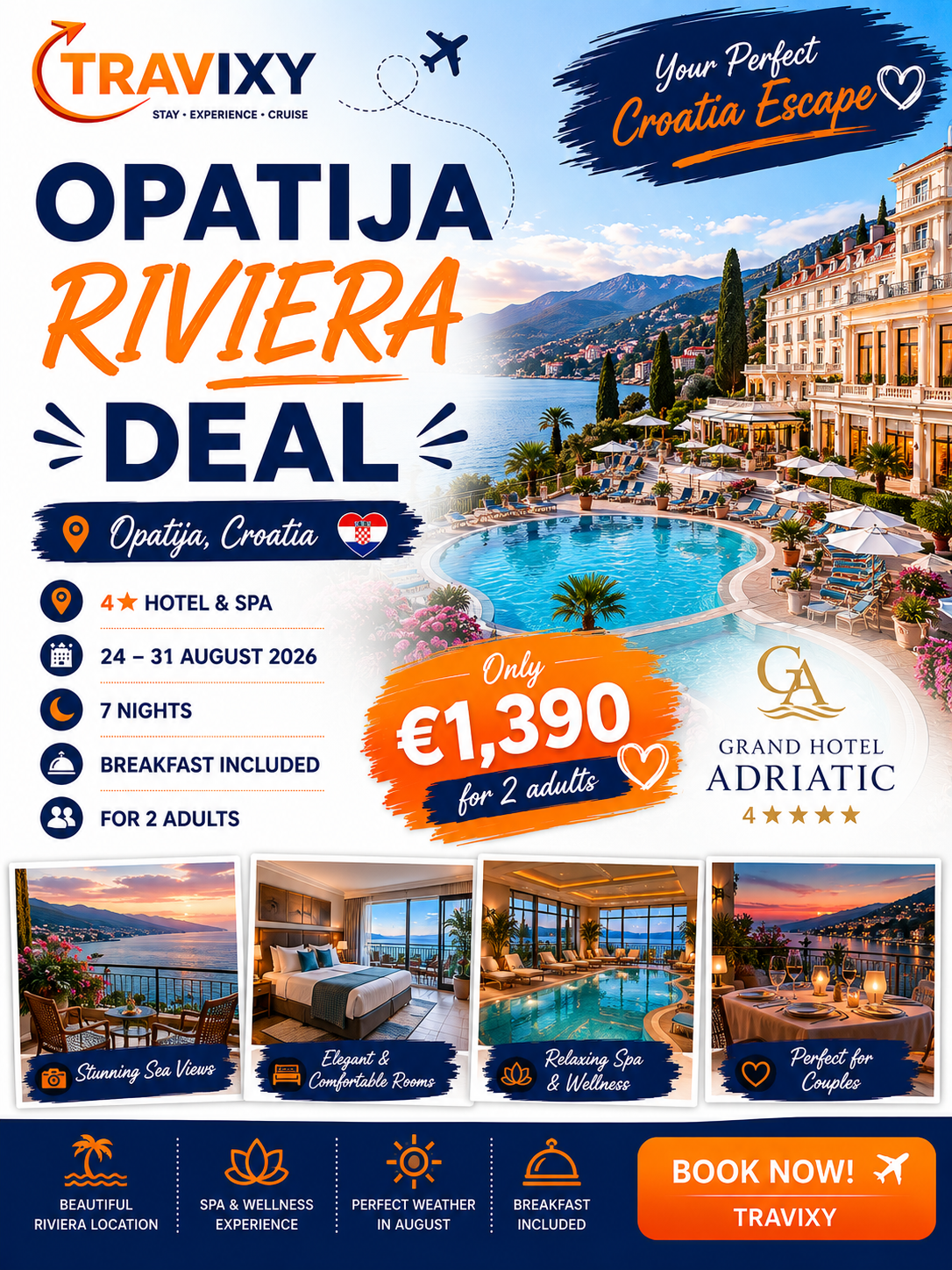 OPATIJA RIVIERA ESCAPE – CROATIA 🇭🇷