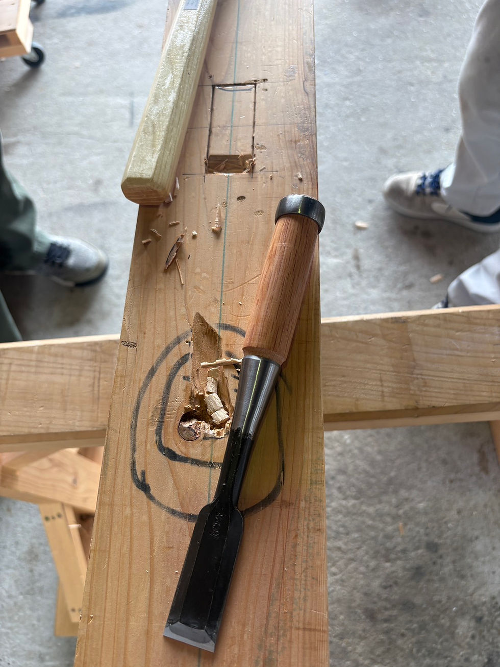 小屋づくりワークショップ　第１回　研ぎ