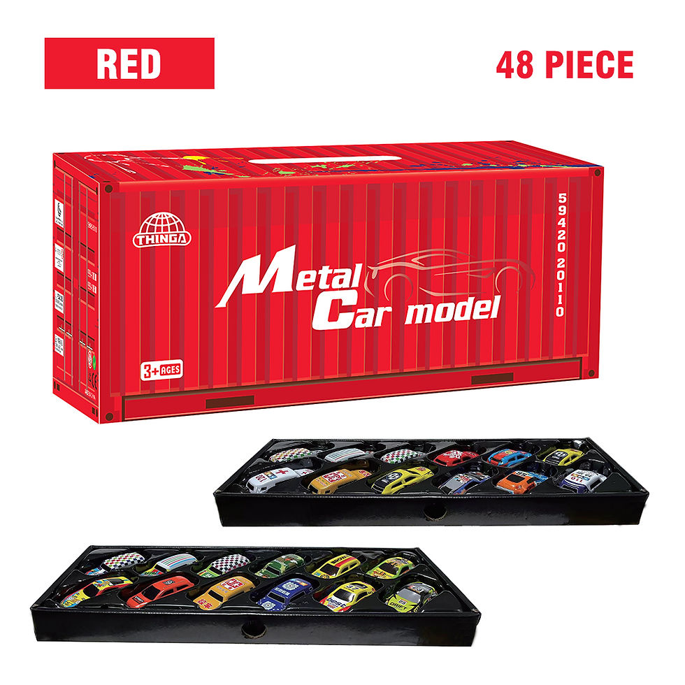 Miniatura: 10-48 Pieces Mini Car Set Inertia Pull Back Cars for Boys Plastic Vehicle Model 