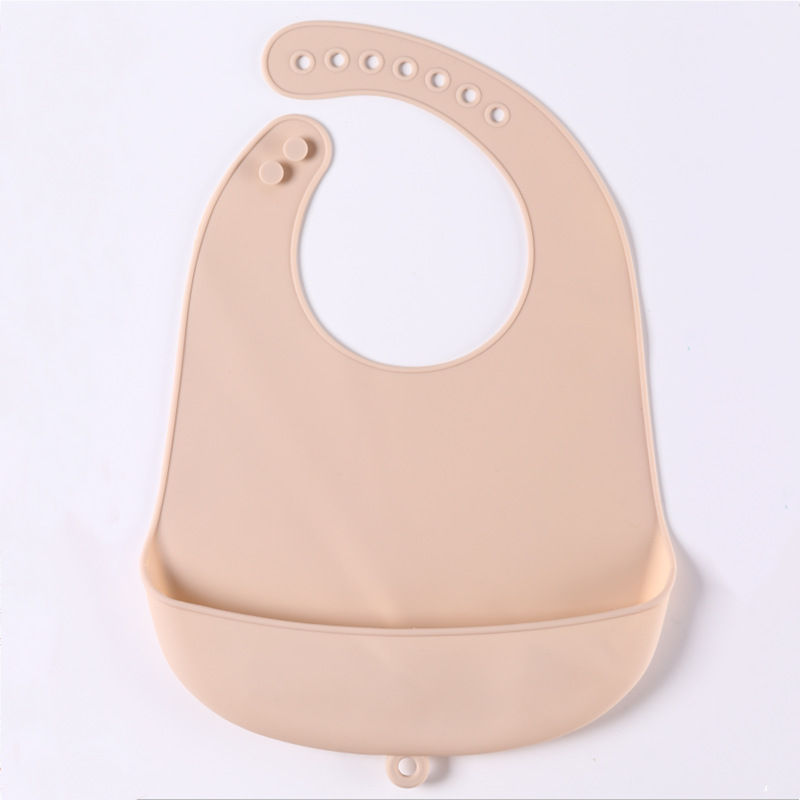 Miniatura: 1/2pcs Food Grade Silicone Baby Eating Bibs Easy to Clean Baby Bibs Drool Towels