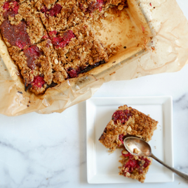 חיתוכיות של בייגלה, שיבולת שועל וריבה