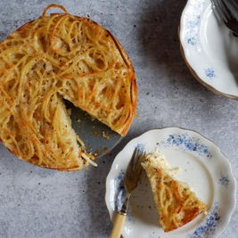 פשטידת פסטה CACIO E PEPE