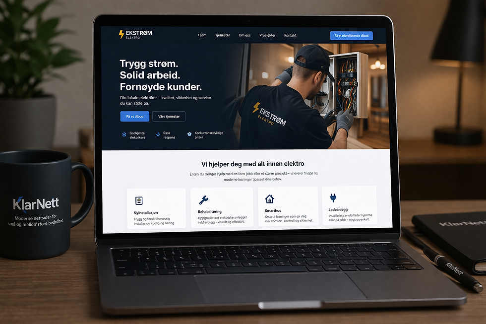 Moderne arbeidsplass med nettsidemockup.png