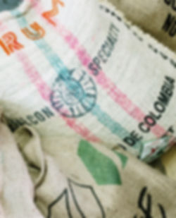 Sacs de café de 70 kg 

