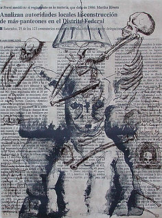 Contemplation III Litography and etching 39 x 29.5 cm 2001 eduardo lara artist printmaking