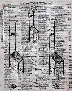 Element of Contemplation III Litography and etching 26.5 x 22 cm 2001 eduardo lara artist printmaking