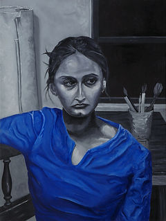 portratit of prtintmaker Elda Ruth Hernandez