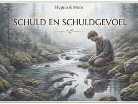 Illustratie van schuldgevoel: man kijkt naar spiegelbeeld dat beschuldigend naar hem wijst