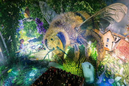 CAROLAS GARTEN from 2019 to 2022 at the Panometer Leipzig