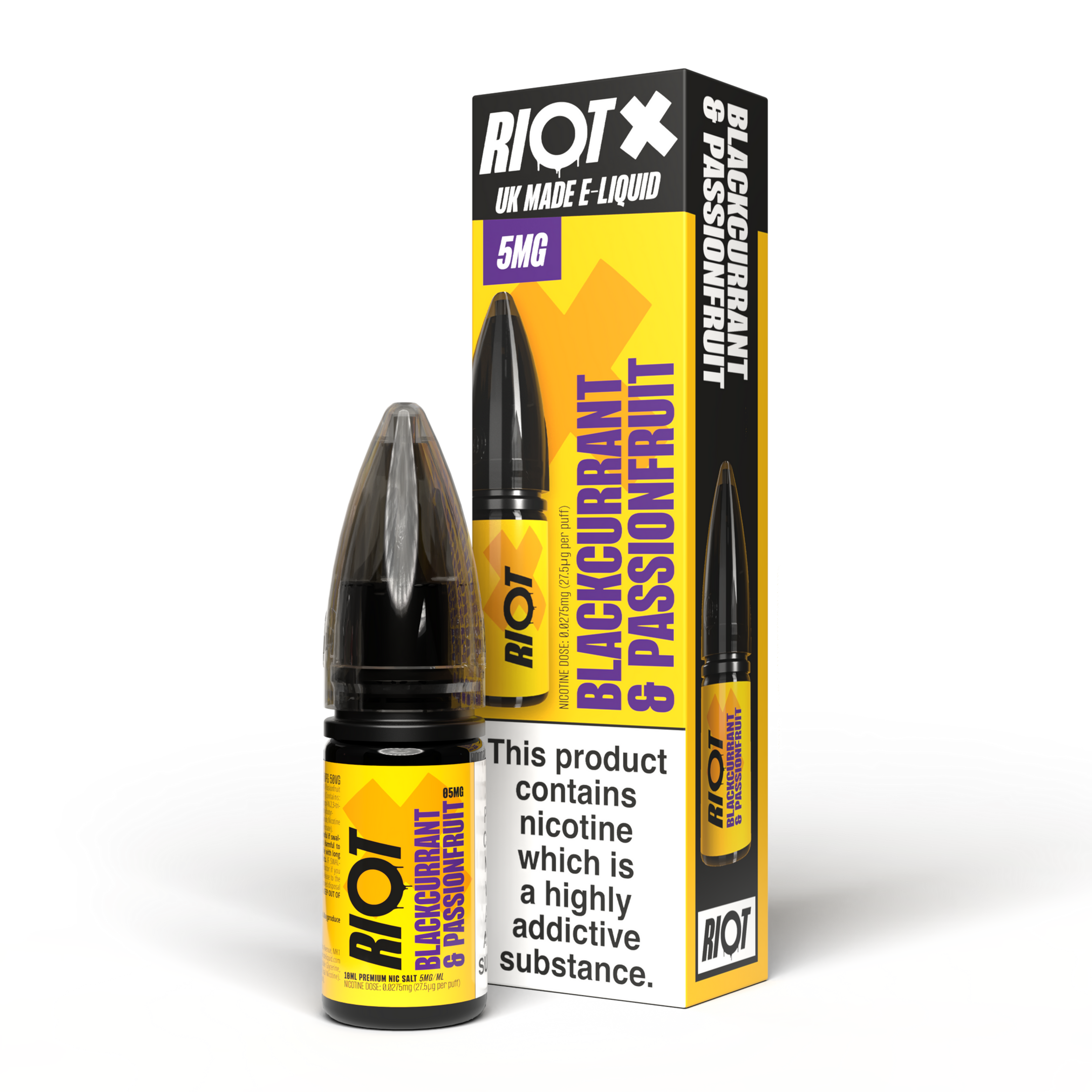 RIOT X - Blackcurrant Passionfruit