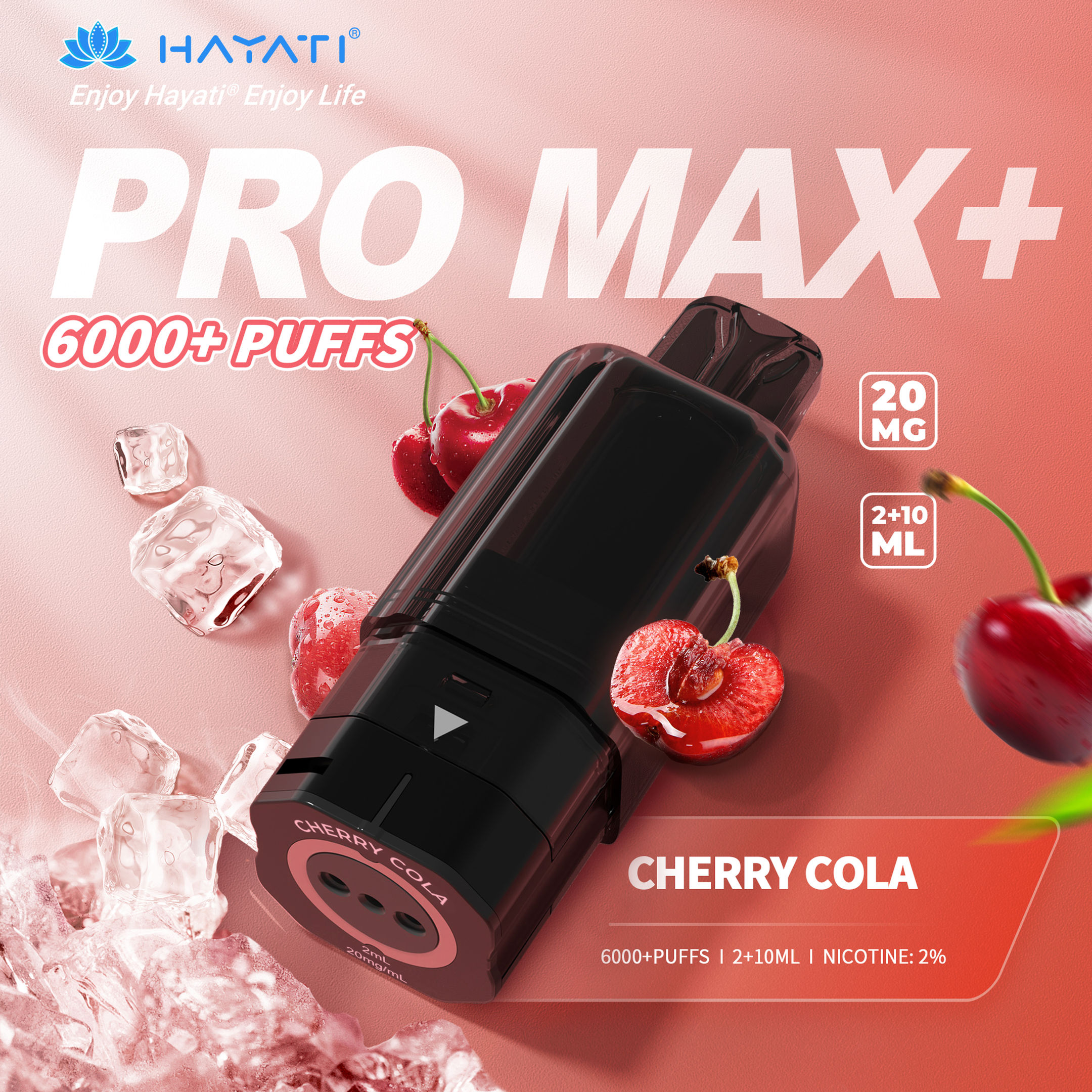 Cherry Cola Hayati Pro Max+ 6000 Refill