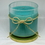 Thumbnail: 3 WICK RIBBED GLASS CANDLE