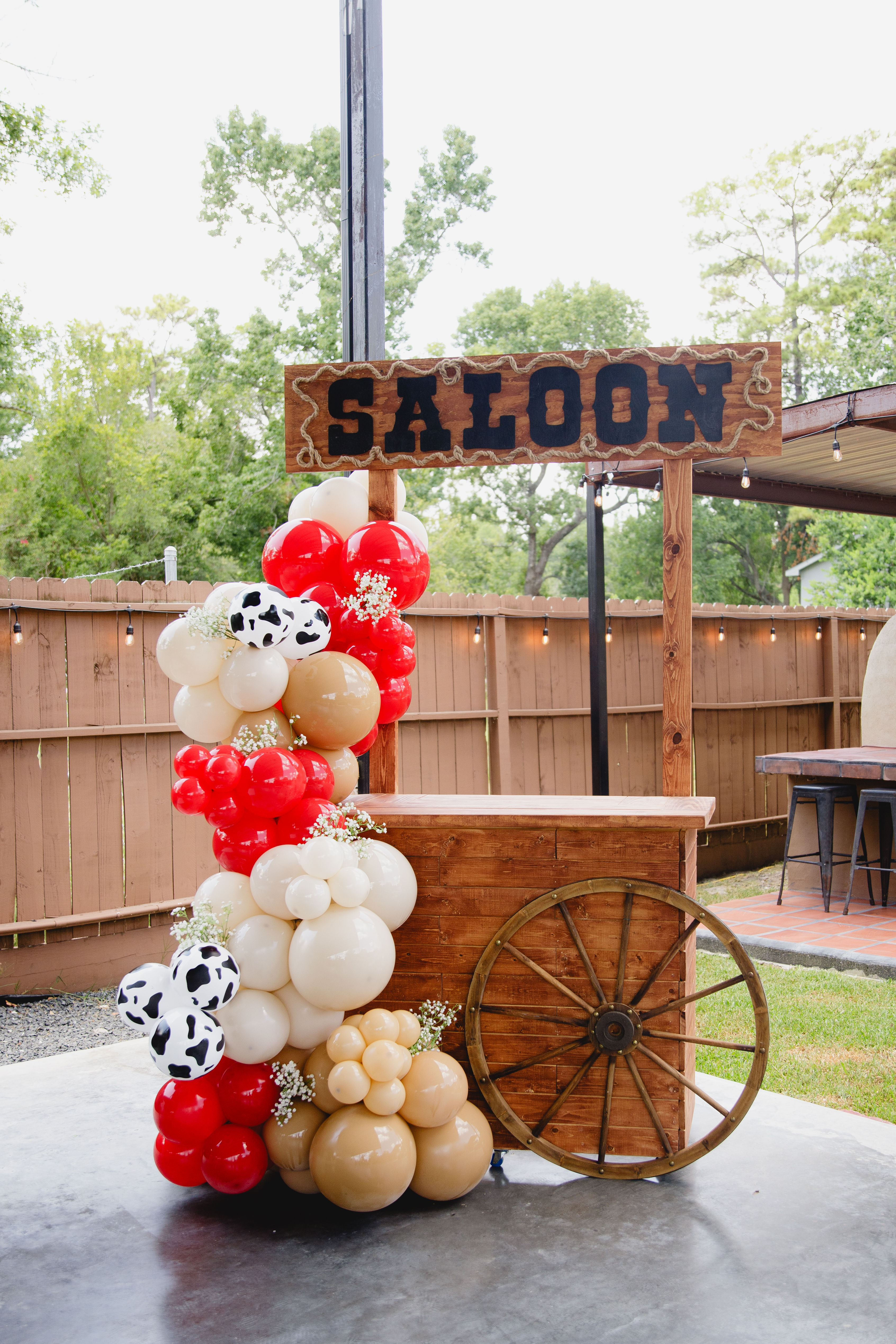 Portable Wooden Saloon