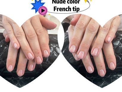 A dirty hand nail color inspired by a client who loves gardening and the nails always in dirt.