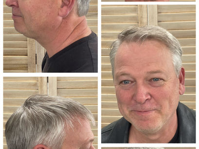 A men’s scissors over comb haircut. #haircut #scissorsovercomb #menshair #naturalhair #hair #style