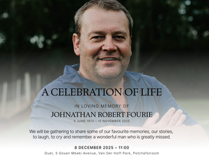 Community to Celebrate the Life of Johnathan Fourie as Support for the Family Continues