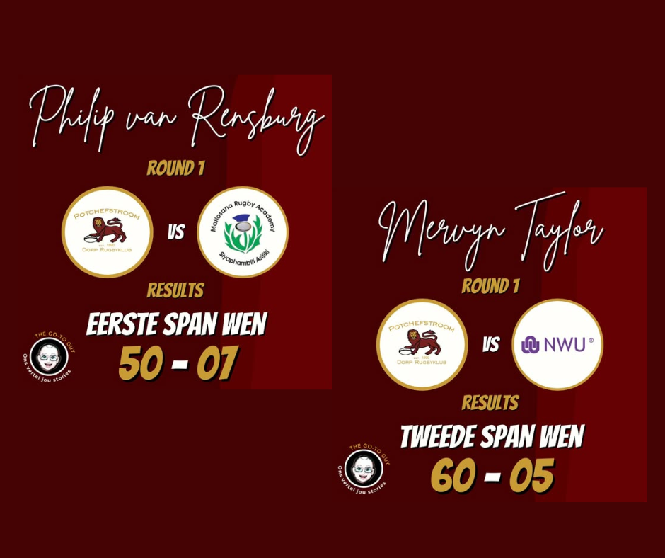 Potchefstroom Dorp Rugby Klub Dominates Round 1: Clinical Victories Set the Tone for the Season