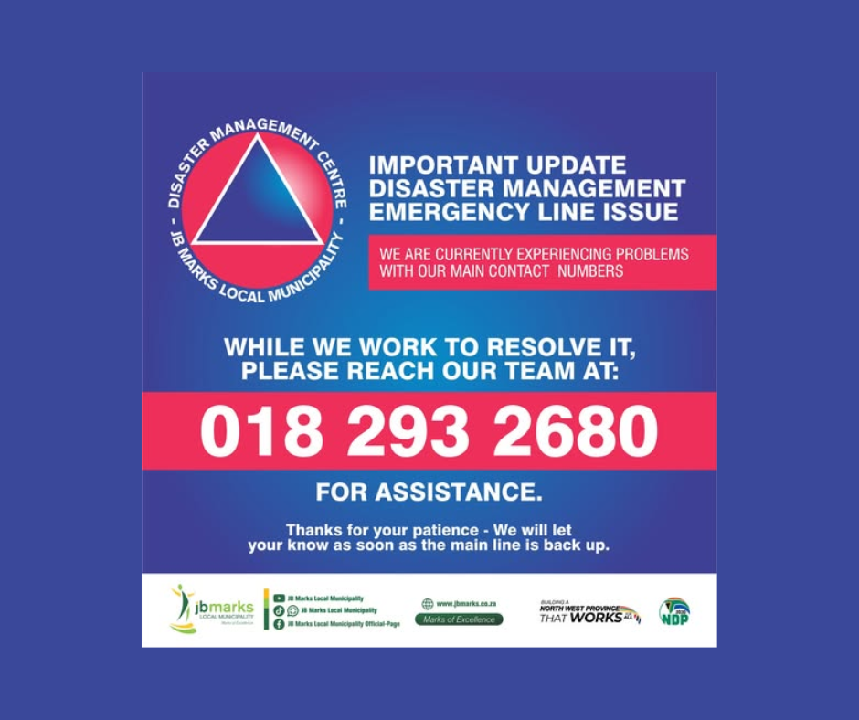 Emergency Communication Systems Face Significant Disruptions in Potchefstroom