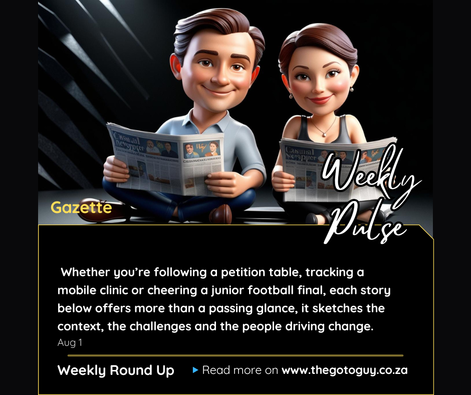 Weekly Pulse: From Solar Sparks to Community Heartbeats, 1 Aug 2025