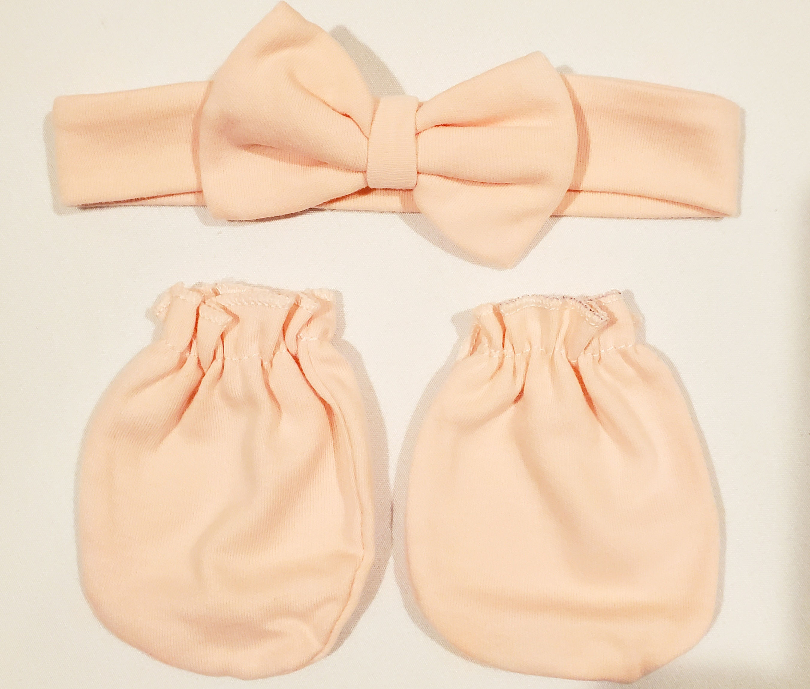 Nashay Peach I Baby Headbands Set