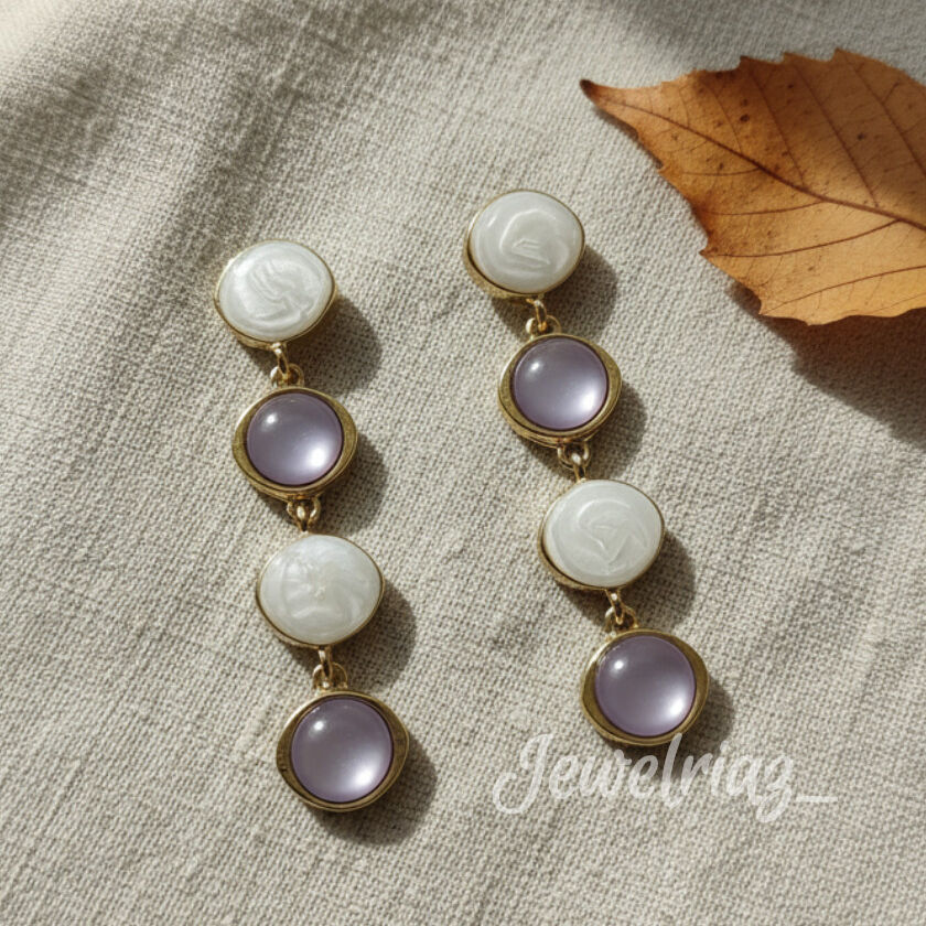 Thumbnail: Jewelriaz Lustrous Link Earrings