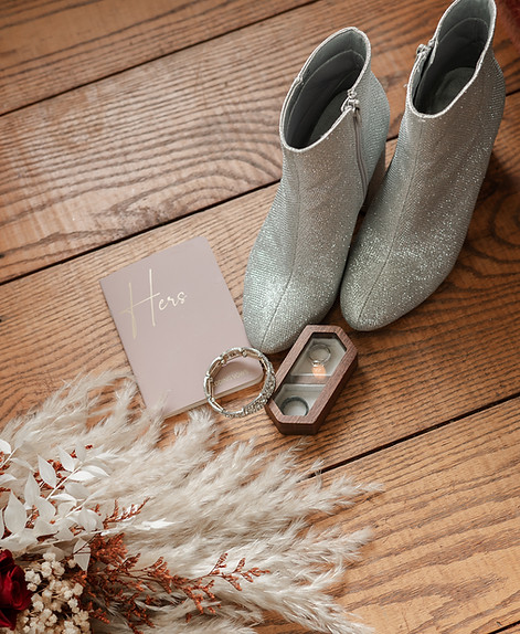 Wedding Detail with Boots