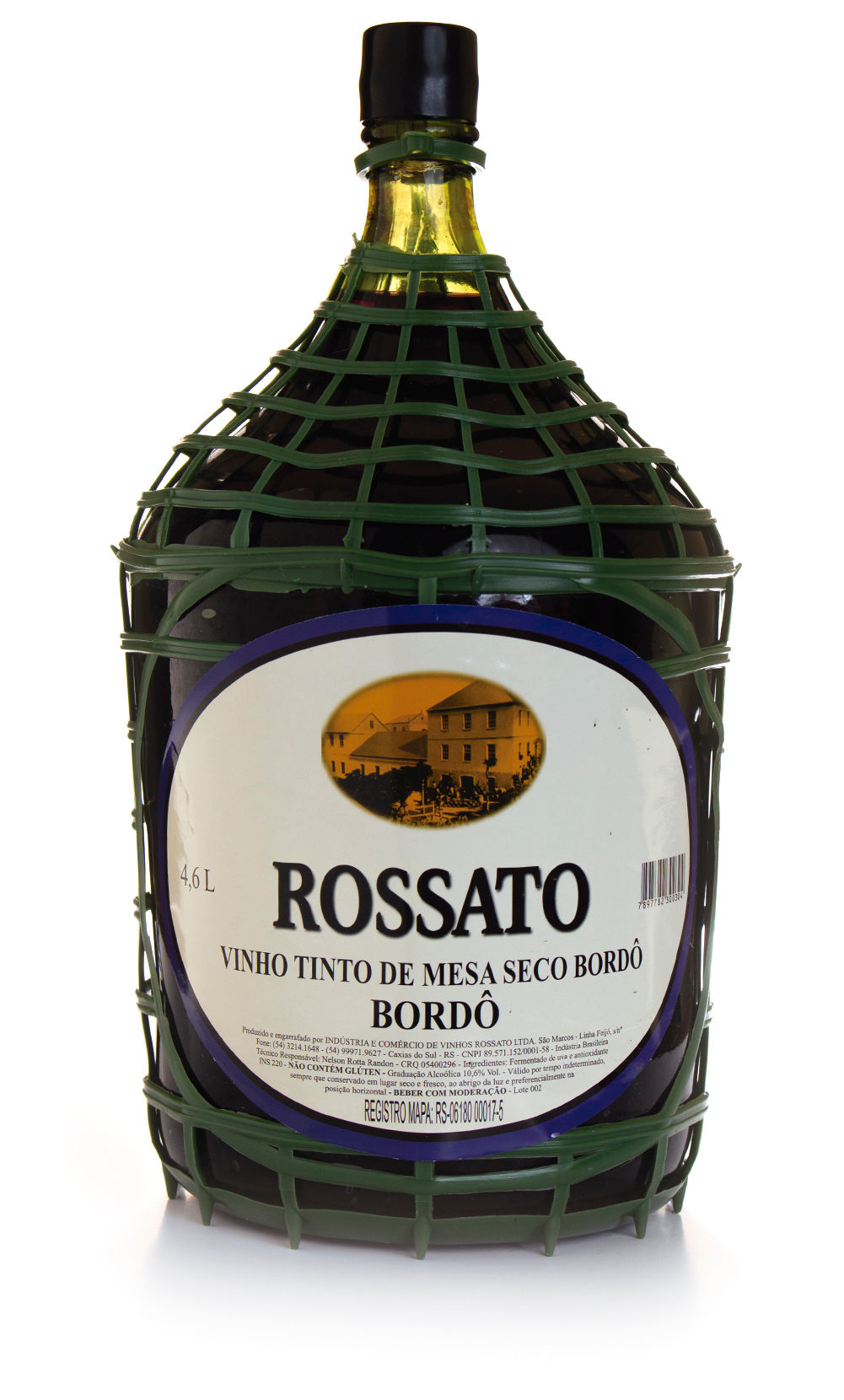 Vinho Tinto de Mesa Seco Bordô 4,6L