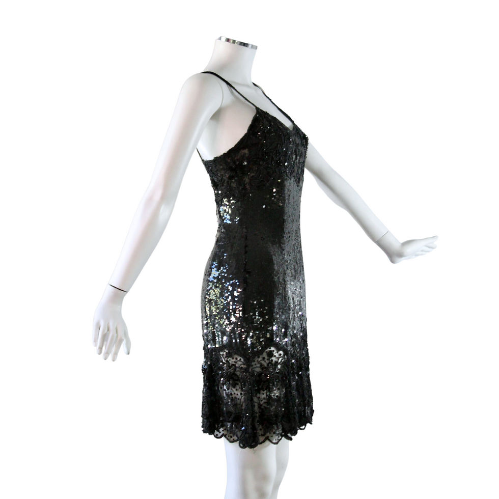 Thumbnail: 1990s Naeem Khan 'Riazee' Short & Sparkly Dress