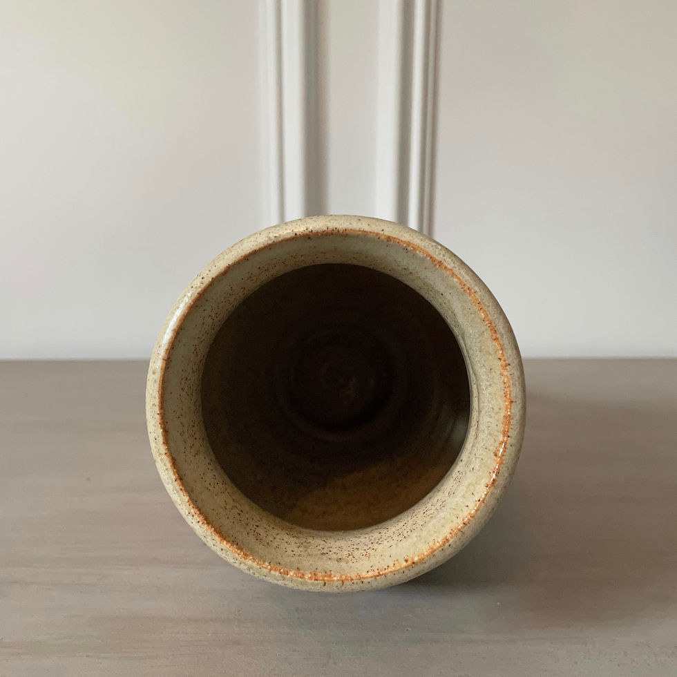Thumbnail: Hand-Thrown Artist Signed Vase