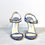 Thumbnail: Early 2000s Jimmy Choo Strappy Sandal in Glitter Lame