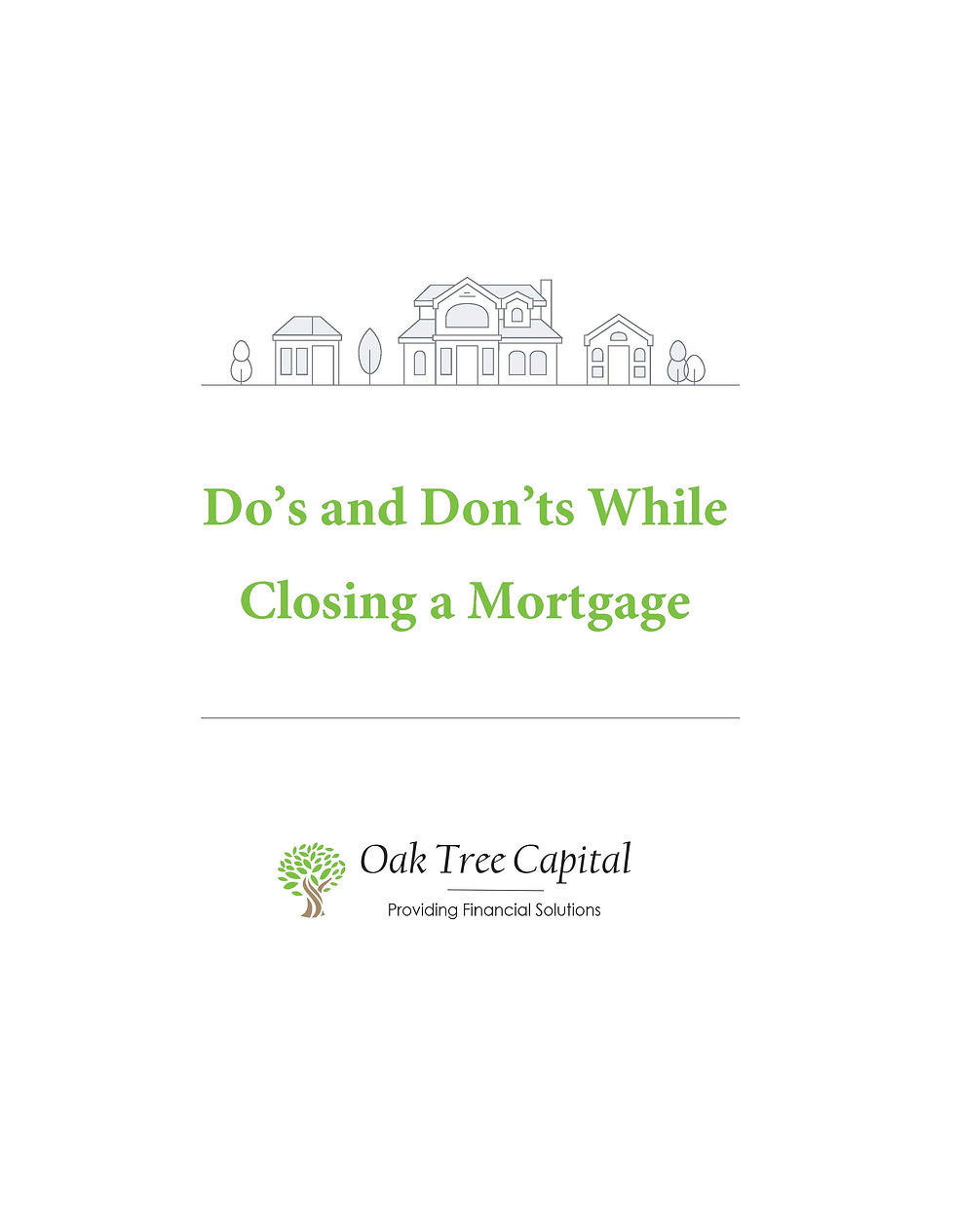 Mortgage Dos and Don'ts