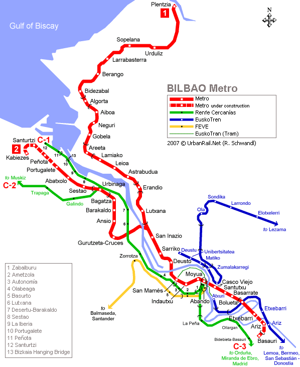 Mapa del metro