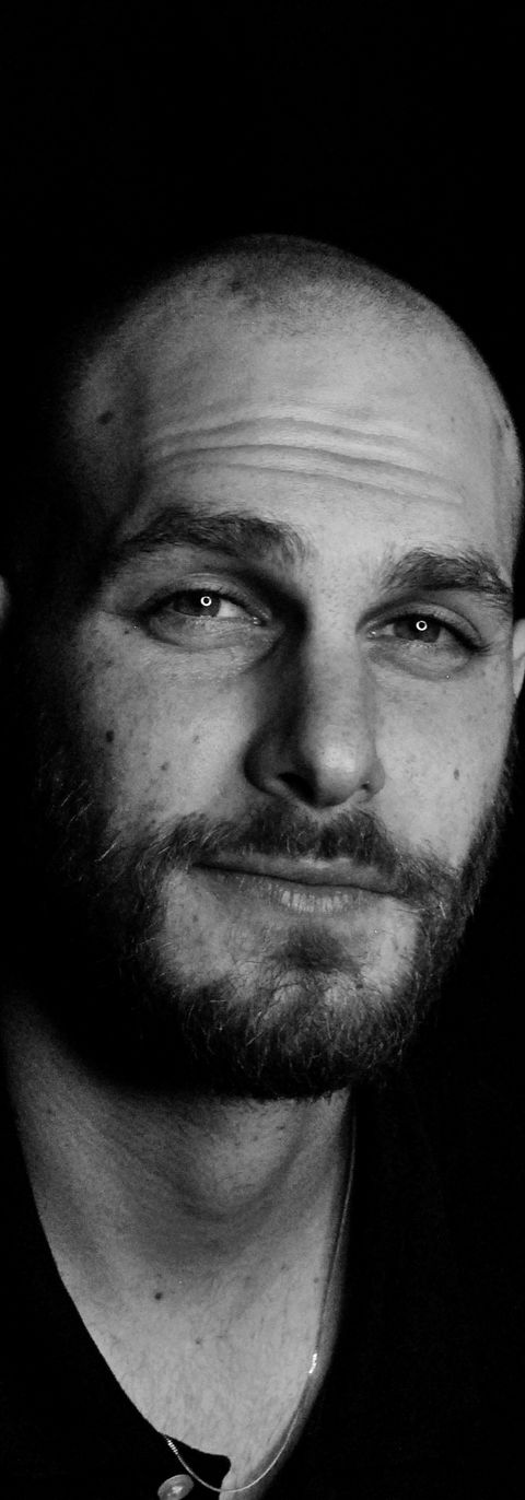 Daniel black and white portrait
